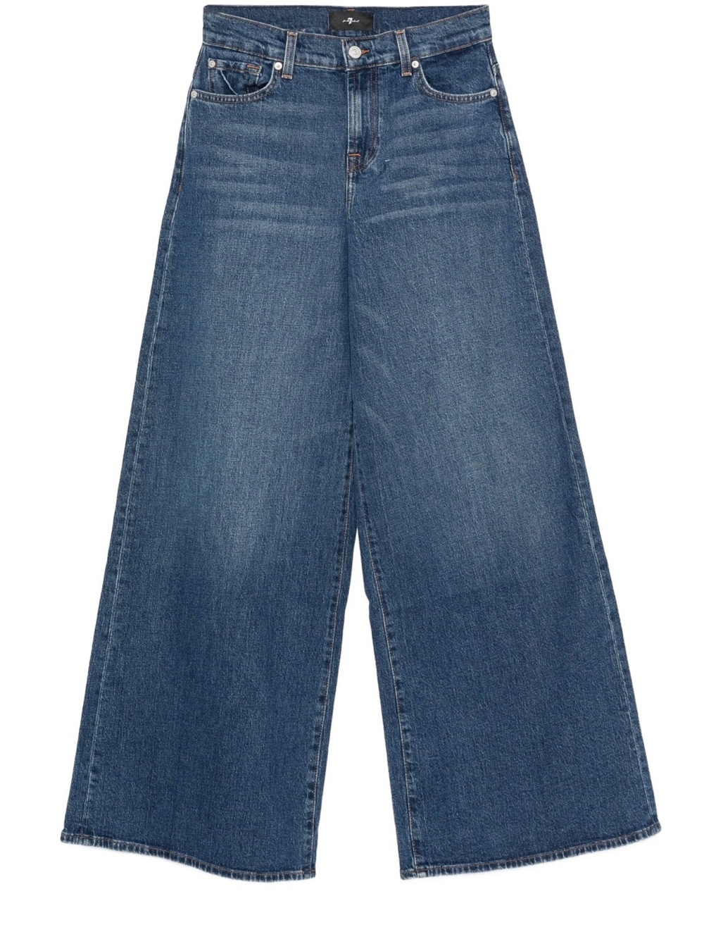 High-Rise Wide Leg Women's Jeans in Dark Blue its New - Picture 2 of 12